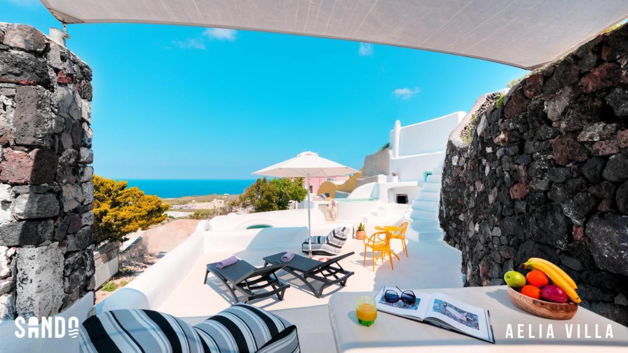 Villa Sando Traditional Cave With Jacuzzi And Sea View Vourvoúlos