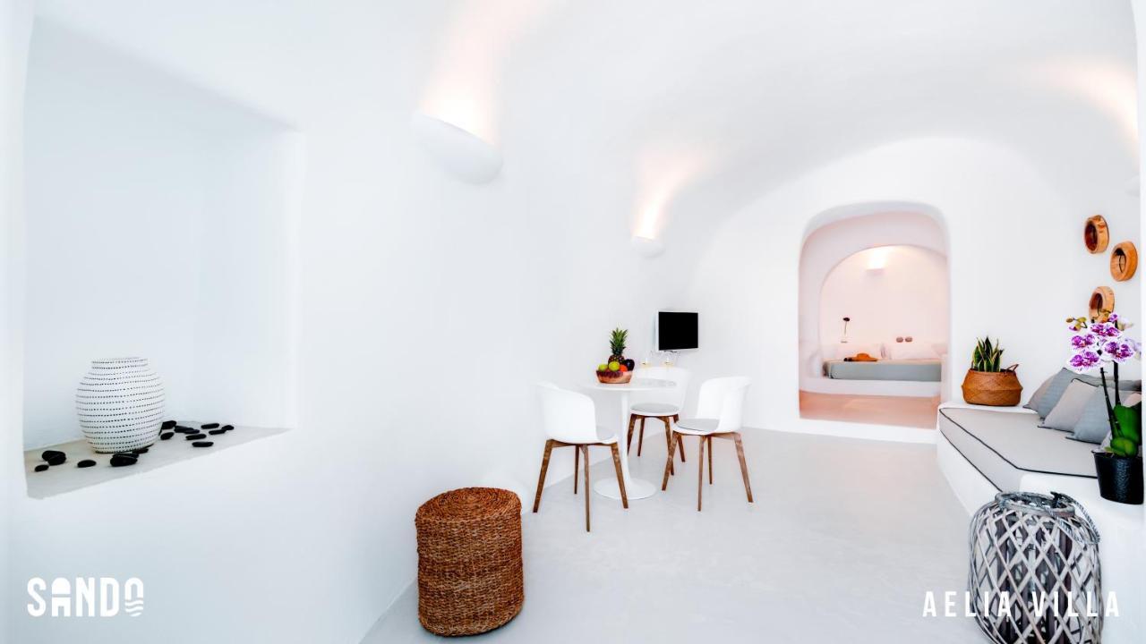 Sando Traditional Cave With Jacuzzi And Sea View Villa Vourvoúlos